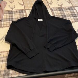 Old Navy Black Tunic Length Hoodie